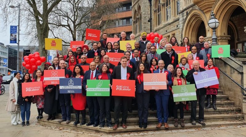 The Ealing Labour Party candidates for the 2022 election